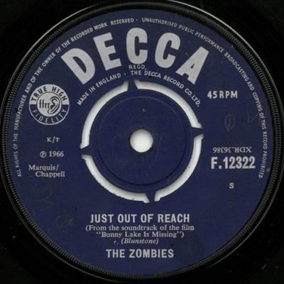 The Zombies - Just Out Of Reach (Parrot, 45 PAR-9797) · 7"