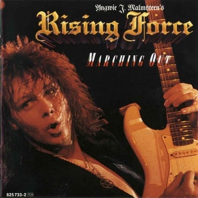 Yngwie J. Malmsteen's Rising Force - Marching Out (Polydor, 825 733-1 Y-1) · LP · PRC, Richmond Press