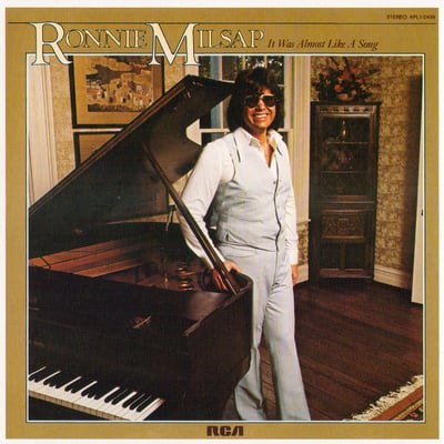 Ronnie Milsap - It Was Almost Like A Song (RCA, PB-10976) · 7" · Indianapolis Pressing