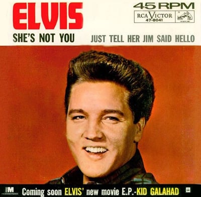 Elvis Presley - She's Not You (RCA Victor, 47-8041) · 7" · Indianapolis Pressing