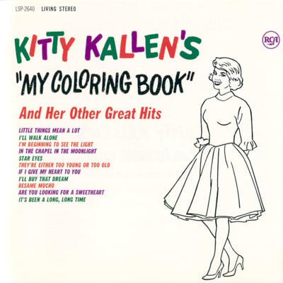 Kitty Kallen - My Coloring Book (RCA Victor, 47-8124) · 7" · Indianapolis Pressing