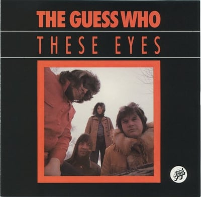 The Guess Who - These Eyes (RCA Victor, 74-0102) · 7" · Rockaway Pressing, Dunbar Credit · Repress