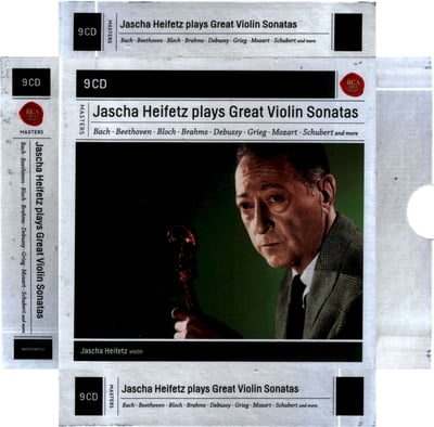 Jascha Heifetz - Heifetz Plays (RCA Victor Red Seal, ERA 71) · 7"