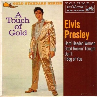 Elvis Presley - A Touch Of Gold Volume I (RCA Victor, EPA-5088) · 7"