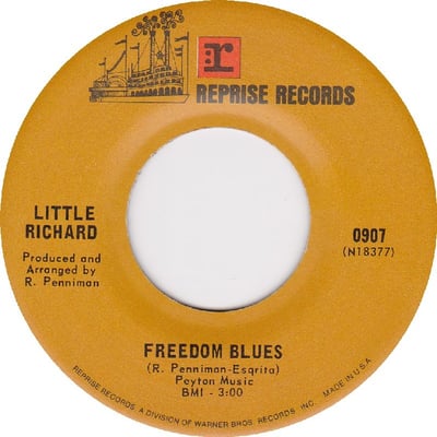 Little Richard - Dew Drop Inn / Freedom Blues (Reprise Records, 0907) · 7"