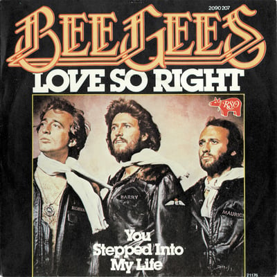 Bee Gees - Love So Right (RSO, RS 859) · 7" · Pitman Pressing