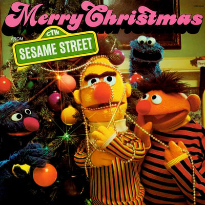 Sesame Street - Merry Christmas From Sesame Street (Sesame Street Records, CTW 25516) · LP · Gatefold