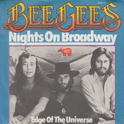 Bee Gees - Nights On Broadway (RSO, SO-515) · 7" · SP = Specialty Pressing