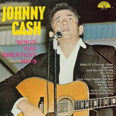 Johnny Cash - Sings The Greatest Hits (Share Records, #5003) · LP