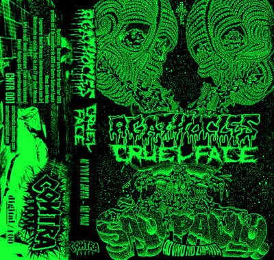 Cruel Face - Cruel Face (Sin Fronteras Records, SFR-11) · 7" · Translucent Black