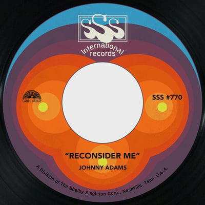 Johnny Adams - Reconsider Me / If I Could See You One More Time (SSS International, SSS 770) · 7"