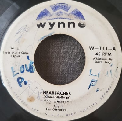 Ted Weems - Heartaches In Hi-Fi (Strand, SLS 1042) · LP · Reissue