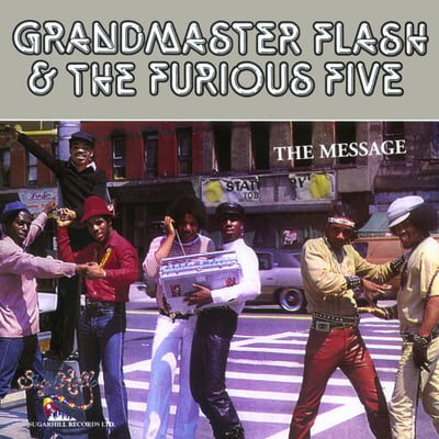 Grandmaster Flash & The Furious Five - It's Nasty (Genius Of Love) (Sugar Hill Records, SH 569) · 12" · Blue Text Label