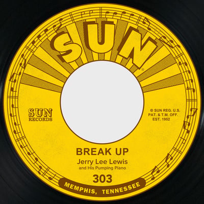 Jerry Lee Lewis - Break-Up (Sun, 303) · 7"
