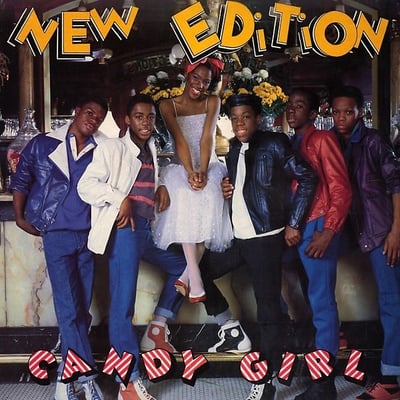 New Edition - Candy Girl (Streetwise, SWRL 1108) · 7"