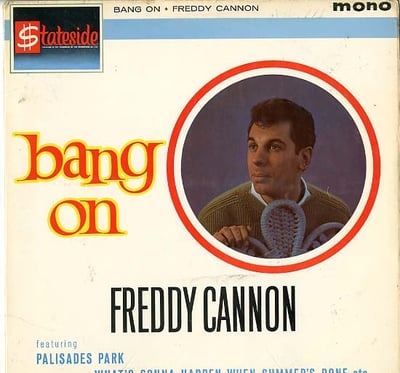 Freddy Cannon With Frank Slay And His Orchestra - Four Letter Man (SWAN, S-4132-F) · 7"