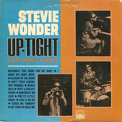 Stevie Wonder - Uptight (Everything's Alright) (Tamla, T-54124) · 7" · ARP Pressing