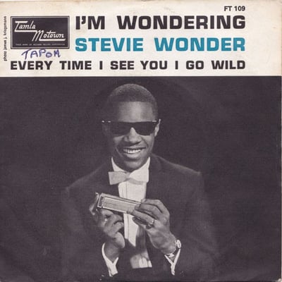 Stevie Wonder - I'm Wondering / Every Time I See You I Go Wild (Tamla, T-54157) · 7" · ARP pressing