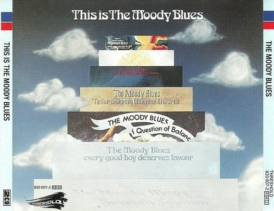 The Moody Blues - This Is The Moody Blues (Threshold, 2 THS 12/13) · 2xLP · AL - Audio Manufacturing Pressing, Gatefold