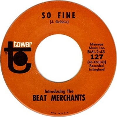 Freddie & The Dreamers / The Beat Merchants - You Were Made For Me / So Fine (Tower, 127) · 7"
