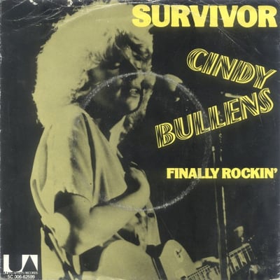 Cindy Bullens - Survivor (United Artists Records, UA-X1261-Y) · 7"