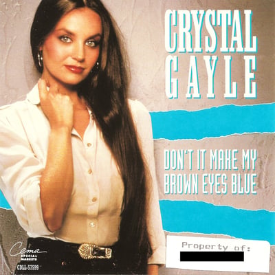 Crystal Gayle - Don't It Make My Brown Eyes Blue (United Artists Records, UA-XW1016) · 7" · Pitman Pressing