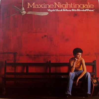 Maxine Nightingale - Right Back Where We Started From (United Artists Records, UA-XW752-Y) · 7"