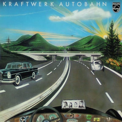 Kraftwerk - Autobahn (Vertigo, VEL-2003) · LP · Terre Haute Pressing