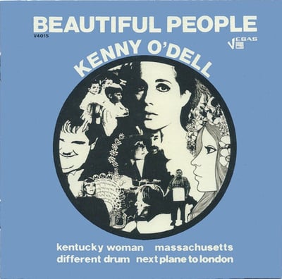 Kenny O'Dell - Beautiful People / Flower Girl (Vegas, V-718) · 7"
