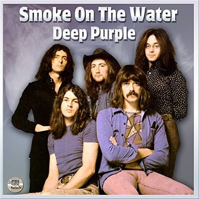 Deep Purple - Smoke On The Water (Edited Version) (Warner Bros. Records, WB 7710) · 7"