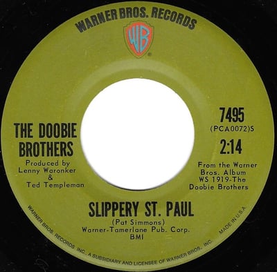 The Doobie Brothers - Nobody (Warner Bros. Records, WBS 8041) · 7" · Santa Maria Pressing