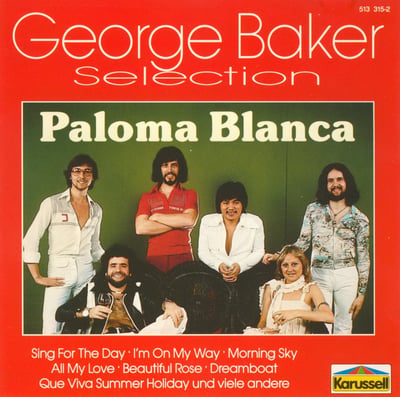 George Baker Selection - Paloma Blanca / Dreamboat (Warner Bros. Records, WBS 8115) · 7" · Jacksonville Pressing