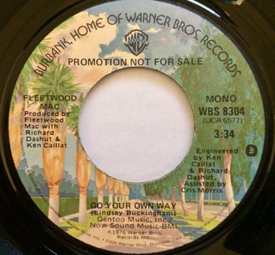 Fleetwood Mac - Go Your Own Way (Warner Bros. Records, WBS 8304) · 7" · Los Angeles Pressing