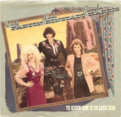 Dolly Parton , Linda Ronstadt , Emmylou Harris - To Know Him Is To Love Him (Warner Bros. Records, 7-28492) · 7" · Specialty Pressing