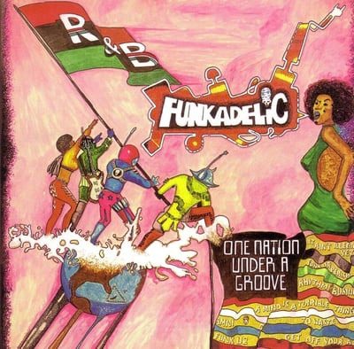 Funkadelic - One Nation Under A Groove (Warner Bros. Records, WBS 8618) · 7" · Allied Pressing