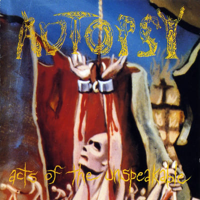 Autopsy - Acts Of The Unspeakable (Peaceville, VILE 33) · LP · Gatefold · VG+/VG+