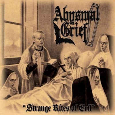Abysmal Grief - Strange Rites Of Evil (Horror Records, HOR 045) · LP · Clear · NM/NM · Limited Edition