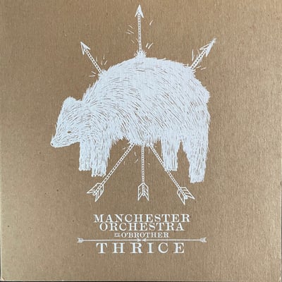 Manchester Orchestra & O'Brother / Thrice - Don't Speak B/W I Want You (She's So Heavy) (Favorite Gentlemen, none) • 12", Single, Ltd, Cle