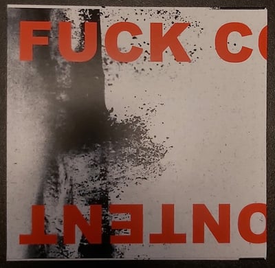 Greg Puciato - Fuck Content (Federal Prisoner, FP011) • Blu-ray