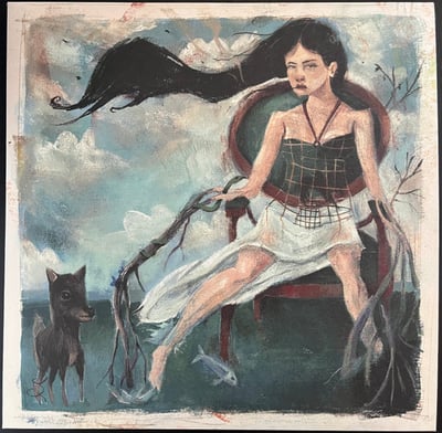 Lydia (2) - Paint It Golden (Near Mint, NMR129) • LP, Album, RE, Mil