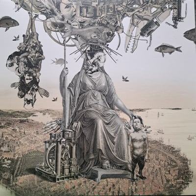 The Number Twelve Looks Like You - MONGREL (Silent Pendulum Records, SPR018) • LP, Album, Ltd, S/Edition, Art