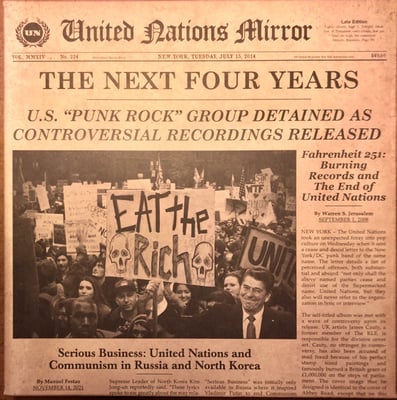 United Nations (4) - The Next Four Years (Temporary Residence Limited, TRR234) • Box, Album, Ltd, Num + 7" + 7" + 10" + Cass + 7",