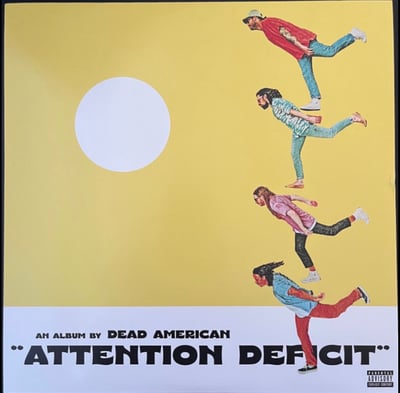 Dead American - Attention Deficit (Velocity Records (3), VEL078) • LP, Album, Ltd, Tra