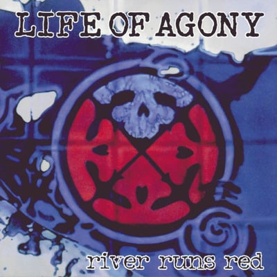 Life Of Agony - River Runs Red (Roadrunner Records, Real Gone Music, RRCAR 9043-1) • 2x12" • Clear w/ Red & Blue Swirl • Reissue