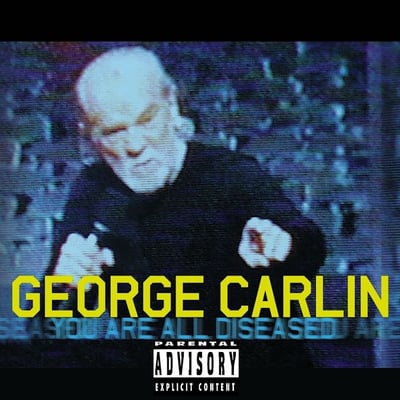 George Carlin - You Are All Diseased (Atlantic, Eardrum Records, 92828-2) • CD, Album