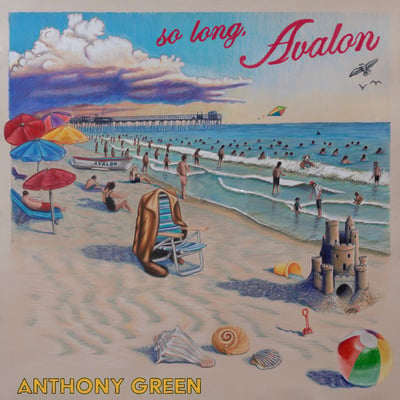 Anthony Green (6) - So Long, Avalon (Born Losers Records, Moshtradamus, BLR136, none) • LP, Album, Yel
