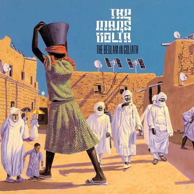 The Mars Volta - The Bedlam In Goliath (Clouds Hill, CH186) • LP, Whi + LP, Gol + 12", Glo + Album, RE, RM