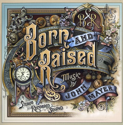 John Mayer - Born And Raised (Columbia, Columbia, 88691 97606 1, C-197606) • 2xLP, Album + CD
