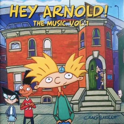 Jim Lang - Hey Arnold! The Music. Vol 1 (Enjoy The Toons Records, ETT021) • LP, Album, Ltd, RM, RP, S/Edition, Neo