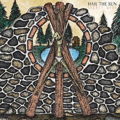 Hail The Sun - Secret Wars (Equal Vision Records, EVR 398) • 12", S/Sided, EP, Etch, Ltd, Red